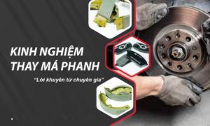 Thay má phanh sẽ đảm bảo an toàn cho chuyến đi của bạn